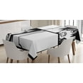 thumbnail image 1 of Ambesonne Anime Tablecloth Rectangular Table Cover, Japanese Cartoon Comic, 60"x90", Black White Grey, 1 of 4