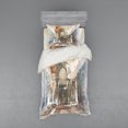 thumbnail image 1 of Ambesonne Antique Bedding Set 3 Pcs, Old Vintage, Twin, Petrol Blue Marigold, 1 of 2