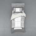 thumbnail image 1 of Ambesonne Antique Bedding Set 3 Pcs, Wooden Window Shutter, Twin XL, Grey White, 1 of 2