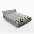 thumbnail image 1 of Ambesonne Antique Fitted Sheet, Classic Interior Column, Queen Size, Black and White, 1 of 3