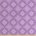 thumbnail image 1 of Ambesonne Antique Oriental Fabric by the Yard Upholstery, Lilac Floral Art, 5 Yards, Mauve Lilac, 1 of 4