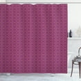 thumbnail image 1 of Ambesonne Antique Oriental Shower Curtain, Magenta Floral Art, 69"Wx75"L, Magenta Lilac, 1 of 5