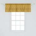 thumbnail image 1 of Ambesonne Antique Oriental Window Valance, Daisy Floral Curls Ornamentals Nature Tones Moroccan Style Print, Curtain Valance for Kitchen Bedroom Decor with Rod Pocket, 54" X 18", Pale Coffee White, 1 of 3