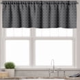 thumbnail image 1 of Ambesonne Antique Valance Pack of 2, Creative Vintage Trellis, 42"X12", Grey and Dark Grey, 1 of 5