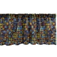 thumbnail image 1 of Ambesonne Antique Window Valance, Victorian Mosaic Tiles, 54" X 18", Multicolor, 1 of 3