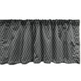 thumbnail image 1 of Ambesonne Antique Window Valance, Vintage Trellis Lattice, 54" X 12", Grey and Dark Grey, 1 of 3