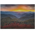 thumbnail image 1 of Ambesonne Appalachian Jigsaw Puzzle Durable Cardboard, Picturesque Sunset NC, 1000 pcs, Multicolor, 1 of 5