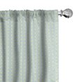 thumbnail image 1 of Ambesonne Aqua Curtains, Retro Circles Inner Dots, Pair of 28"x63", Pale Blue Seafoam, 1 of 5