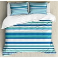 thumbnail image 1 of Ambesonne Aqua Duvet Cover Sets, Abstract Round Mosaic Like, 2-Queen, Pale Blue Seafoam, 1 of 3