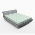thumbnail image 1 of Ambesonne Aqua Fitted Sheet, Retro Circles Inner Dots, Full Size, Pale Blue Seafoam, 1 of 3