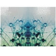 thumbnail image 1 of Ambesonne Aqua Jigsaw Puzzle, Floral Dandelion Arrangement, Heirloom-Quality Fun Activity for Family Durable Cardboard, 1000 pcs, Turquoise White, 1 of 5