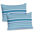 thumbnail image 1 of Ambesonne Aqua Pillow Sham 2 Pack, Abstract Round Mosaic Like, 36"x20", Pale Blue Seafoam, 1 of 3