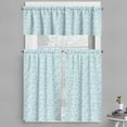 thumbnail image 1 of Ambesonne Aqua Valance & Curtain, Antique Victorian Style, 55"x36", Seafoam and White, 1 of 6