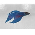 thumbnail image 1 of Ambesonne Aquatic Jigsaw Puzzle Durable Cardboard, Closeup Betta Fish Photo, 1000 pcs, Persian Blue White, 1 of 1