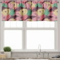 thumbnail image 1 of Ambesonne Aquatic Valance Pack of 2, Dolphin Underwater, 42"X12", Jade Green Dried Rose, 1 of 5