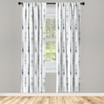 thumbnail image 1 of Ambesonne Arrow Curtains, Tribal Hand Drawn Boho Art, Pair of 28"x63", Dark Teal, 1 of 2