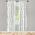 thumbnail image 1 of Ambesonne Arrow Curtains, Tribal Hand Drawn Boho Art, Pair of 28"x95", Fern Green, 1 of 2
