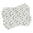 thumbnail image 1 of Ambesonne Arrow Place Mats Set of 4, Native Folk, Standard Size, Multicolor, 1 of 6