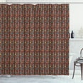 thumbnail image 1 of Ambesonne Arrow Shower Curtain, Ethnic Feather Sticks Pattern, 69"Wx75"L, Multicolor, 1 of 3