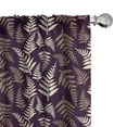 thumbnail image 1 of Ambesonne Art Deco 4-Panel Curtains, Random Alignment Vintage, 56"x95", Sepia Dark Purple Cream, 1 of 4