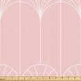 thumbnail image 1 of Ambesonne Art Deco Fabric by the Yard, Rose Simple Vintage Motif, 5 Yards, Rose White, 1 of 1