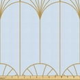 thumbnail image 1 of Ambesonne Art Deco Fabric by the Yard Upholstery, Blue Simple Vintage Motif, 3 Yards, Pale Blue and Sand Brown, 1 of 1
