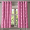 thumbnail image 1 of Ambesonne Art Deco Grommet Curtain, Pink White Vintage Shells, 50"x60", Pink and White, 1 of 5