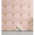 thumbnail image 1 of Ambesonne Art Deco Peel & Stick Wallpaper for Home, Blush Vintage Line Shells, 13"x36", Blush and Sand Brown, 1 of 5
