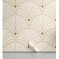 thumbnail image 1 of Ambesonne Art Deco Peel & Stick Wallpaper for Home, Eggshell Classic Scales, 13"x100", Eggshell and Sand Brown, 1 of 5
