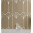 thumbnail image 1 of Ambesonne Art Deco Peel & Stick Wallpaper for Home, Pale Brown Vintage Motif, 13"x100", Pale Brown and White, 1 of 5
