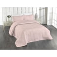 thumbnail image 1 of Ambesonne Art Deco Quilted Bedspread Set 3 Pcs, Soft Blushy Classic Scales, Twin, Blush and White, 1 of 4