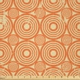 thumbnail image 1 of Ambesonne Art Nouveau Fabric by the Yard Microfiber, Pastel Geometric Grunge, 10 Yards, Pale Yellow Vermilion, 1 of 1