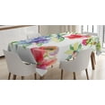 thumbnail image 1 of Ambesonne Art Tablecloth Rectangular Table Cover, Summer Flowers Branch, 60"x90", Multicolor, 1 of 4