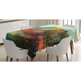 thumbnail image 1 of Ambesonne Art Tablecloth Rectangular Table Cover, Surreal Autumn Forest, 60"x90", Multicolor, 1 of 4