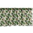 thumbnail image 1 of Ambesonne Artichoke Window Valance, Super Food Organic, 54" X 18", Hunter Green Fern Green, 1 of 5