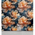 thumbnail image 1 of Ambesonne Asian Floral Peel & Stick Wallpaper for Home, Japanese Peony Flowers, 13"x100", Petrol Blue and Dark Peach, 1 of 5