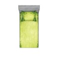 thumbnail image 1 of Ambesonne Asian Themed Fitted Sheet & Pillow Sham Set, Chinese Fengshui View, Twinxl, Green, 1 of 2