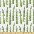 thumbnail image 1 of Ambesonne Asparagus Fabric by the Yard Upholstery, Greenery Veggie Items, 10 Yards, Coconut Green and White, 1 of 5
