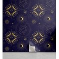 thumbnail image 1 of Ambesonne Astral Peel & Stick Wallpaper for Home, Moon Sun Universe Print Goth, 13"x100", Yellow Dark Indigo, 1 of 1