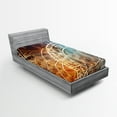 thumbnail image 1 of Ambesonne Astrology Fitted Sheet, Old Prague Horoscope, Twin XL Size, Multicolor, 1 of 3
