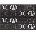 thumbnail image 1 of Ambesonne Astrology Jigsaw Puzzle Durable Cardboard, Gemini Zodiac Sign Print, 1000 pcs, Charcoal Grey and White, 1 of 5