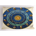 thumbnail image 1 of Ambesonne Astrology Pillow Sham, Astrological Signs, 26" X 20", Blue Yellow and Cream, 1 of 2