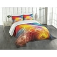 thumbnail image 1 of Ambesonne Astrology Quilted Bedspread Set 3 Pcs, Rainbow Colored Chart, King Size, Multicolor, 1 of 5