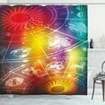 thumbnail image 1 of Ambesonne Astrology Shower Curtain, Rainbow Colored Chart, 69"Wx75"L, Multicolor, 1 of 3