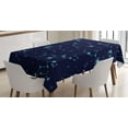 thumbnail image 1 of Ambesonne Astrology Tablecloth Rectangular Table Cover, Horoscope Sign Dots, 52"x70", Mint Green Purple, 1 of 4