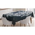 thumbnail image 1 of Ambesonne Astrology Tablecloth Rectangular Table Cover, Leo Astrology Zodiac, 60"x90", Blue Grey, 1 of 4