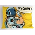 thumbnail image 1 of Ambesonne Astronaut Pillow Sham, We Can Do It Space, 26" X 20", Multicolor, 1 of 2
