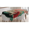 thumbnail image 1 of Ambesonne Austin Tablecloth Rectangular Table Cover, Retro American Classical Car, 52"x70", Multicolor, 1 of 4