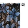 thumbnail image 1 of Ambesonne Autumn Curtains, Chestnut Leaves Pattern Art, Pair of 28"x84", Dark Violet Blue Rust, 1 of 1