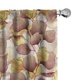 thumbnail image 1 of Ambesonne Autumn Curtains, Gold and Brown Leaves Art, Pair of 28"x84", Warm Taupe and Pale Green, 1 of 1